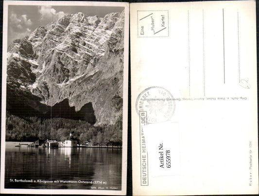 655978,St Bartholomä a. Königssee Watzmann-Ostwand Schönau a. Königssee