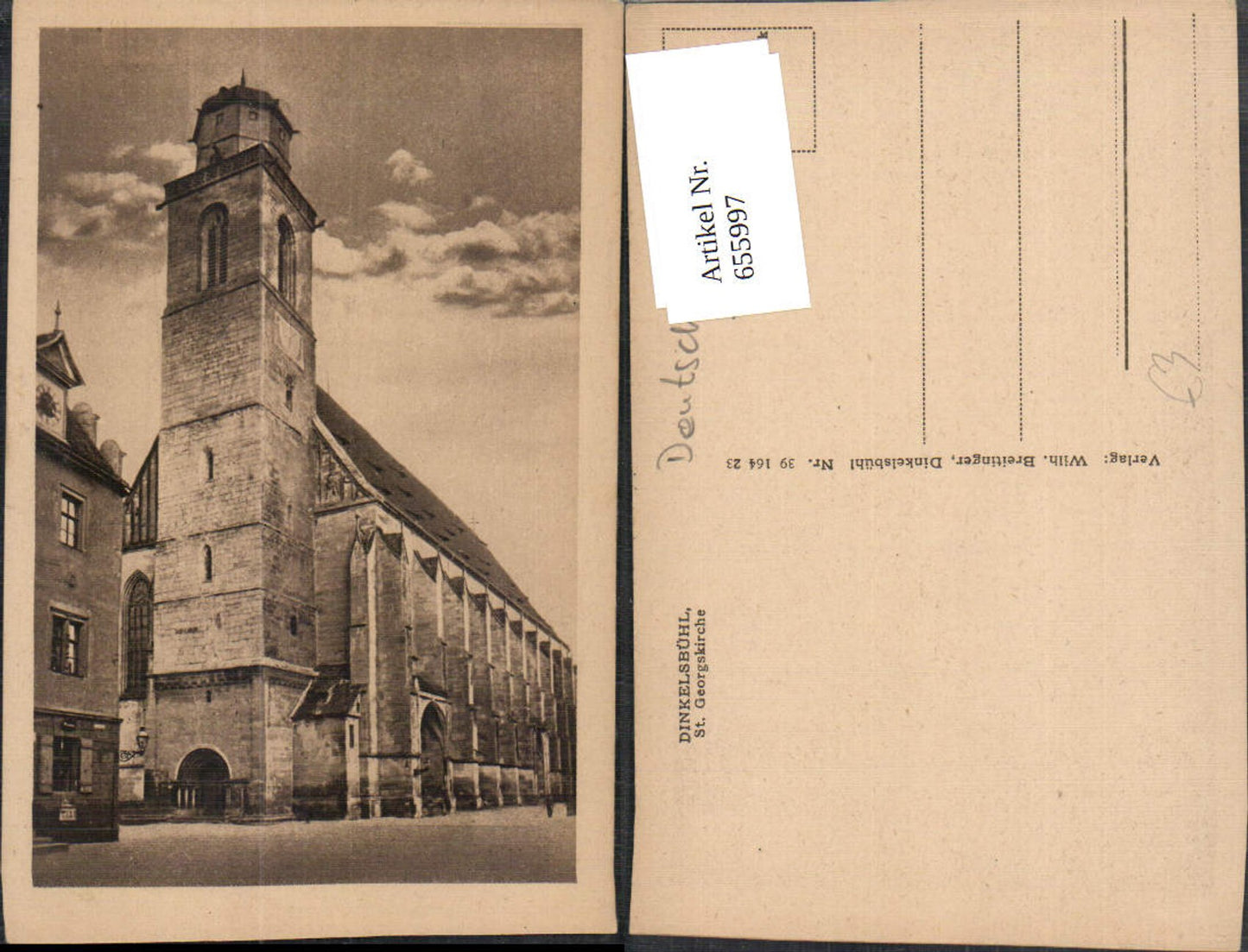655997,Dinkelsbühl St Georgskirche Kirche