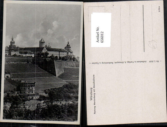 656012,Würzburg Festung Marienberg mit Massikuliturm