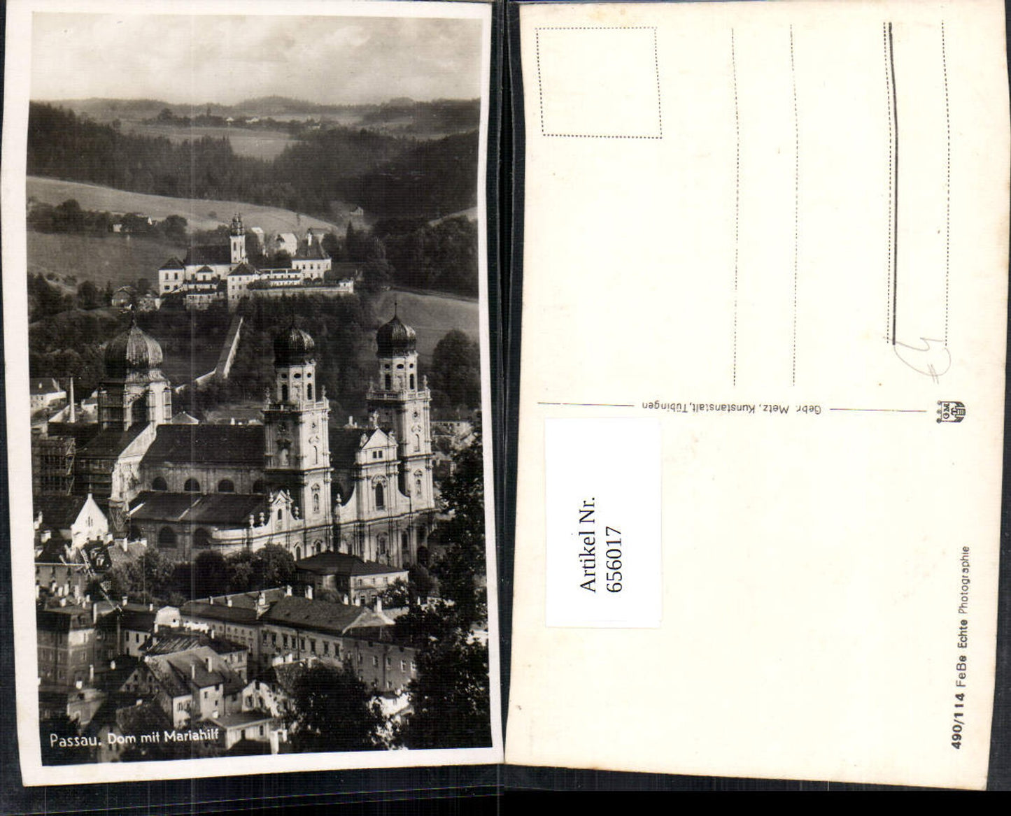 656017,Foto Ak Passau Dom mit Mariahilf