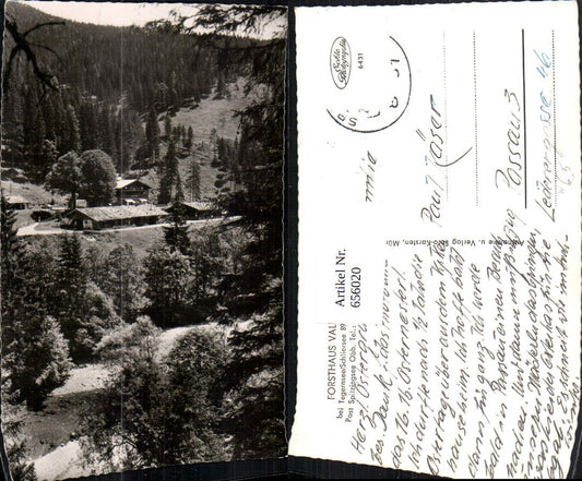 656020,Foto Ak Tegernsee Schliersee Forsthaus Valepp Spitzingsee