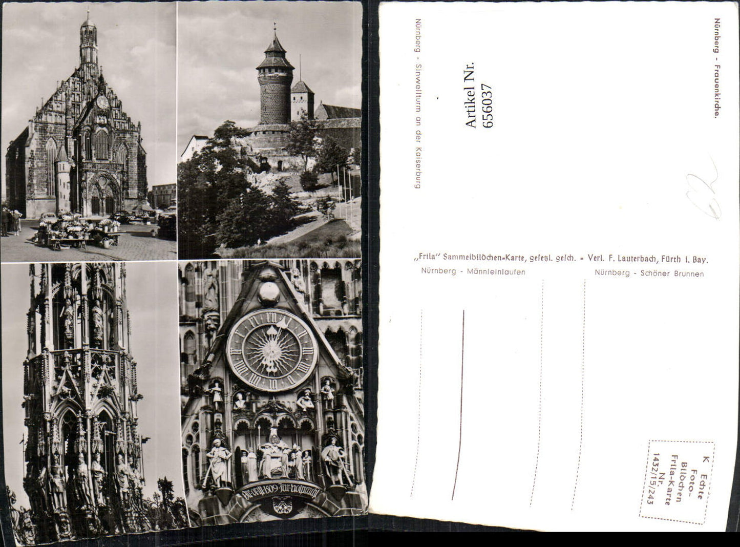 656037,Mehrbild Ak Nürnberg Frauenkirche Sinwellturm a. d. Kaiserburg