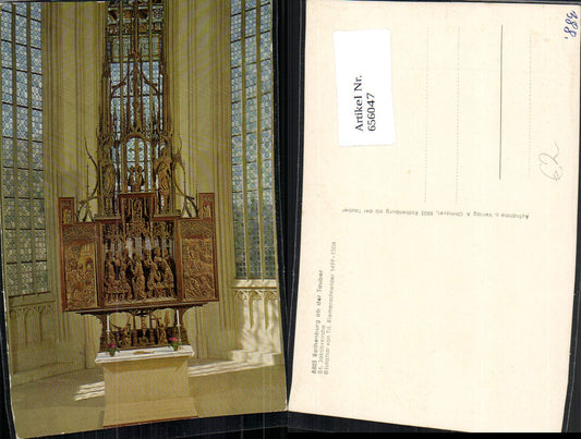 656047,Rothenburg ob der Tauber St Jakobskirche Blutaltar v. Tilman Riemenschneider