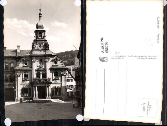 656056,Foto Ak Kulmbach Rathaus