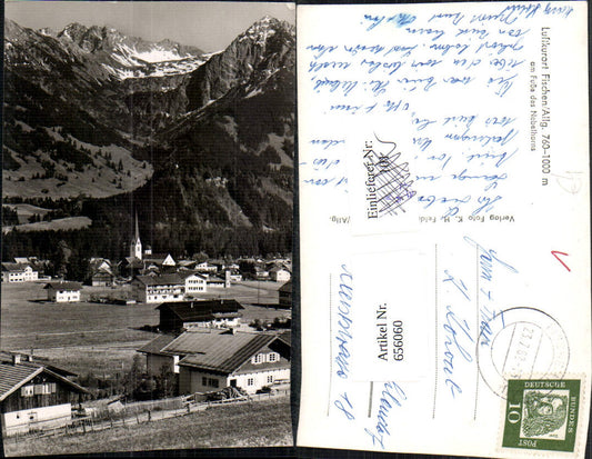656060,Foto Ak Fischen Allgäu am Fuße des Nebelhorns