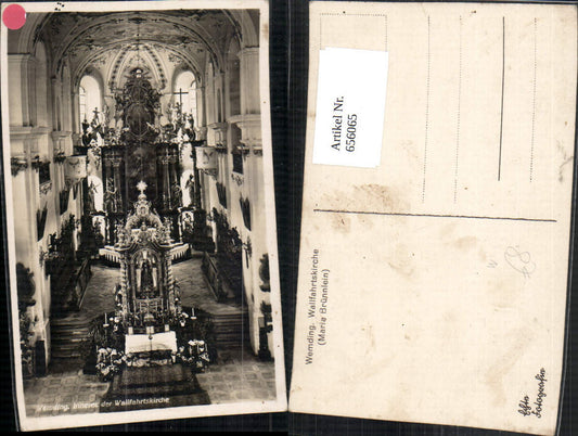 656065,Wemding Wallfahrtskirche Maria Brünnlein Innenansicht
