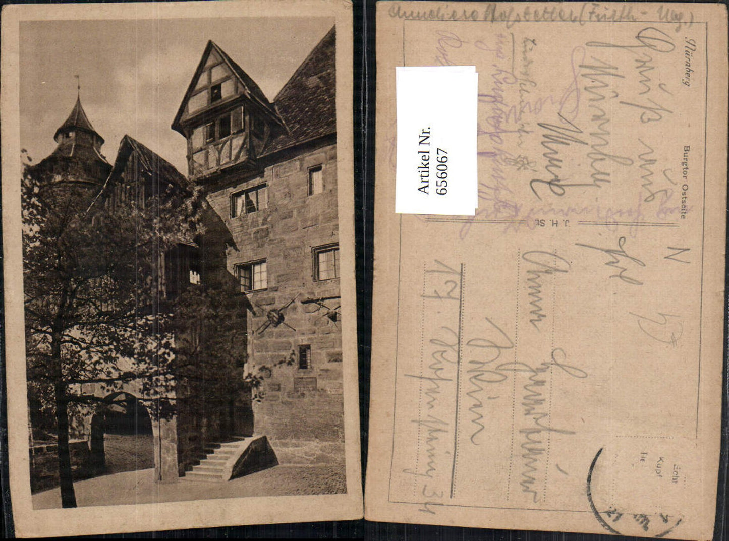 656067,Nürnberg Burgtor Ostseite