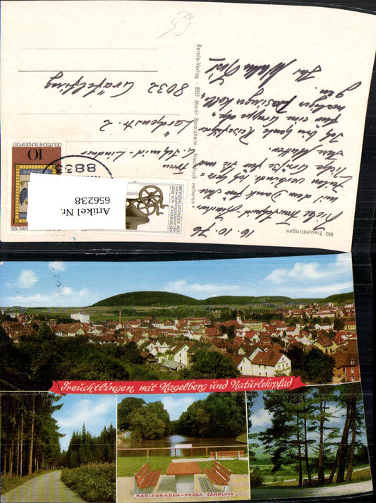 656238,Mehrbild Ak Treuchtlingen mit Nagelberg u. Naturlehrpfad