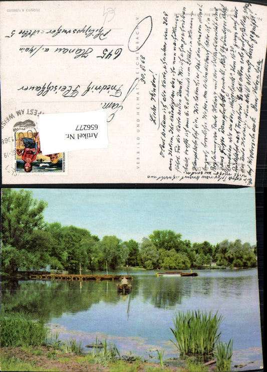 656277,Berlin Weißer See in Weißensee Ruderboot Boot