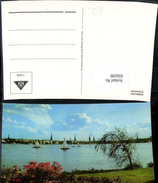 656299,Hamburg Außenalster Segelboote Segeln