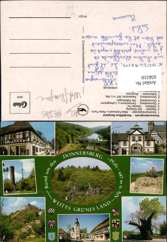 656310,Mehrbild Ak Donnersbergkreis Kirchheimbolanden Ramsen Göllheim Donnersberg