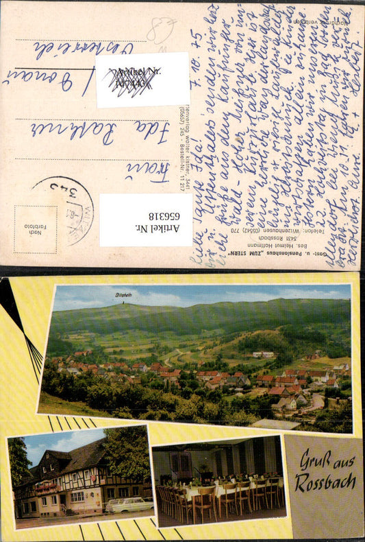 656318,Mehrbild Ak Rossbach Roßbach Witzenhausen Billstein Gasthaus Zum Stern