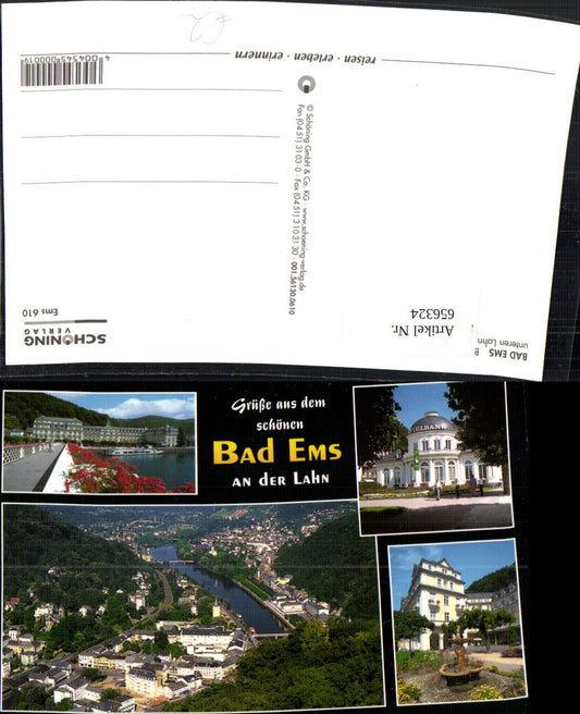 656324,Mehrbild Ak Bad Ems a. d. Lahn Spielbank Schiff