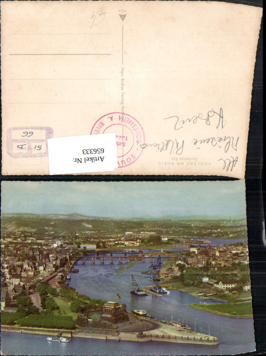 656333,Koblenz a. Rhein Deutsches Eck Schiffe