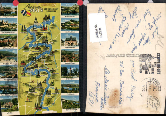 656368,Lagekarte Main v. Seligstadt bis Bamberg