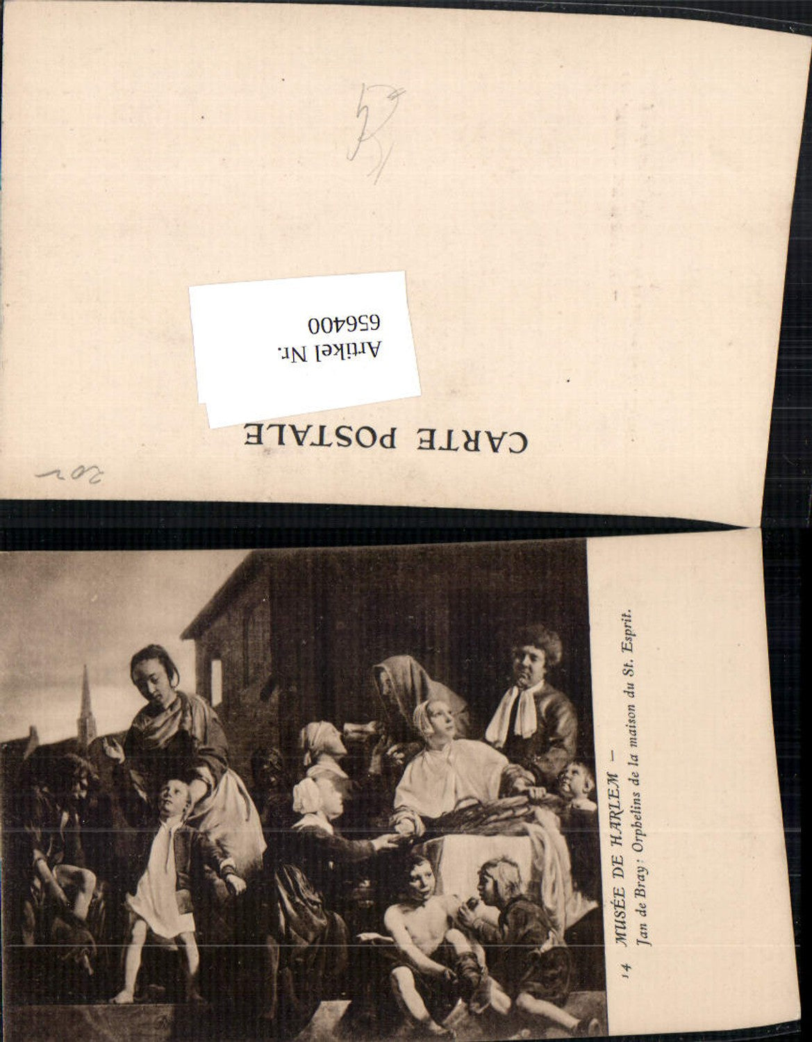 656400,Künstler Ak Jan de Bray Orphelins de la maison du St Esprit