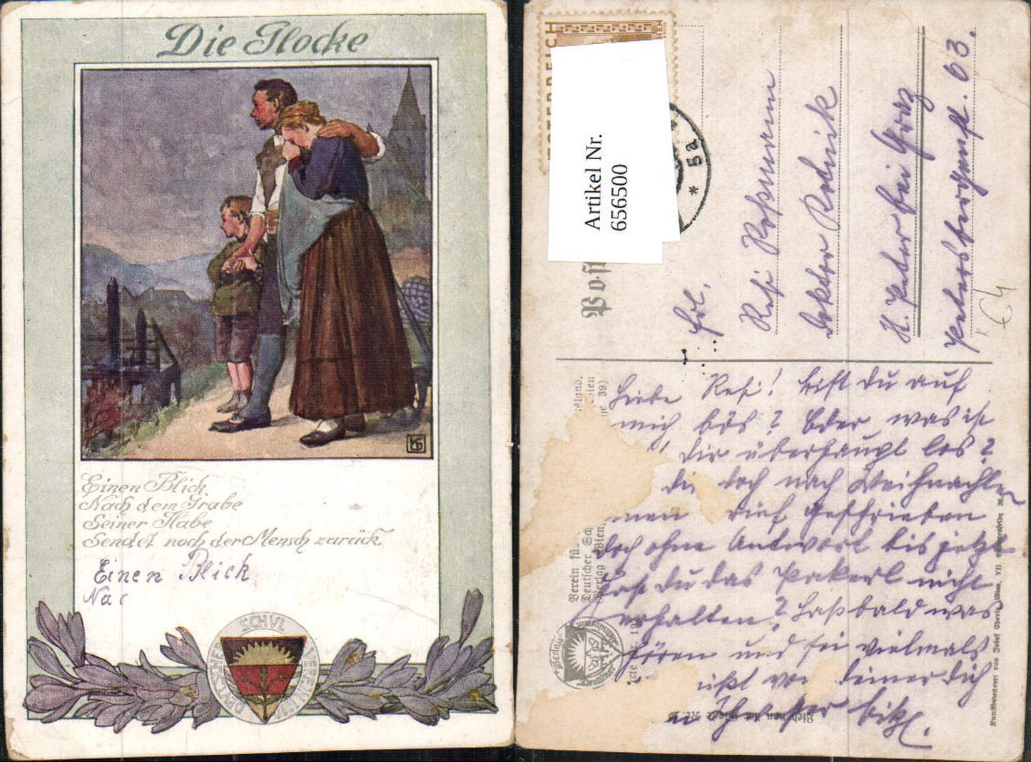 656500,Künstler Ak Die Glocke Familie
