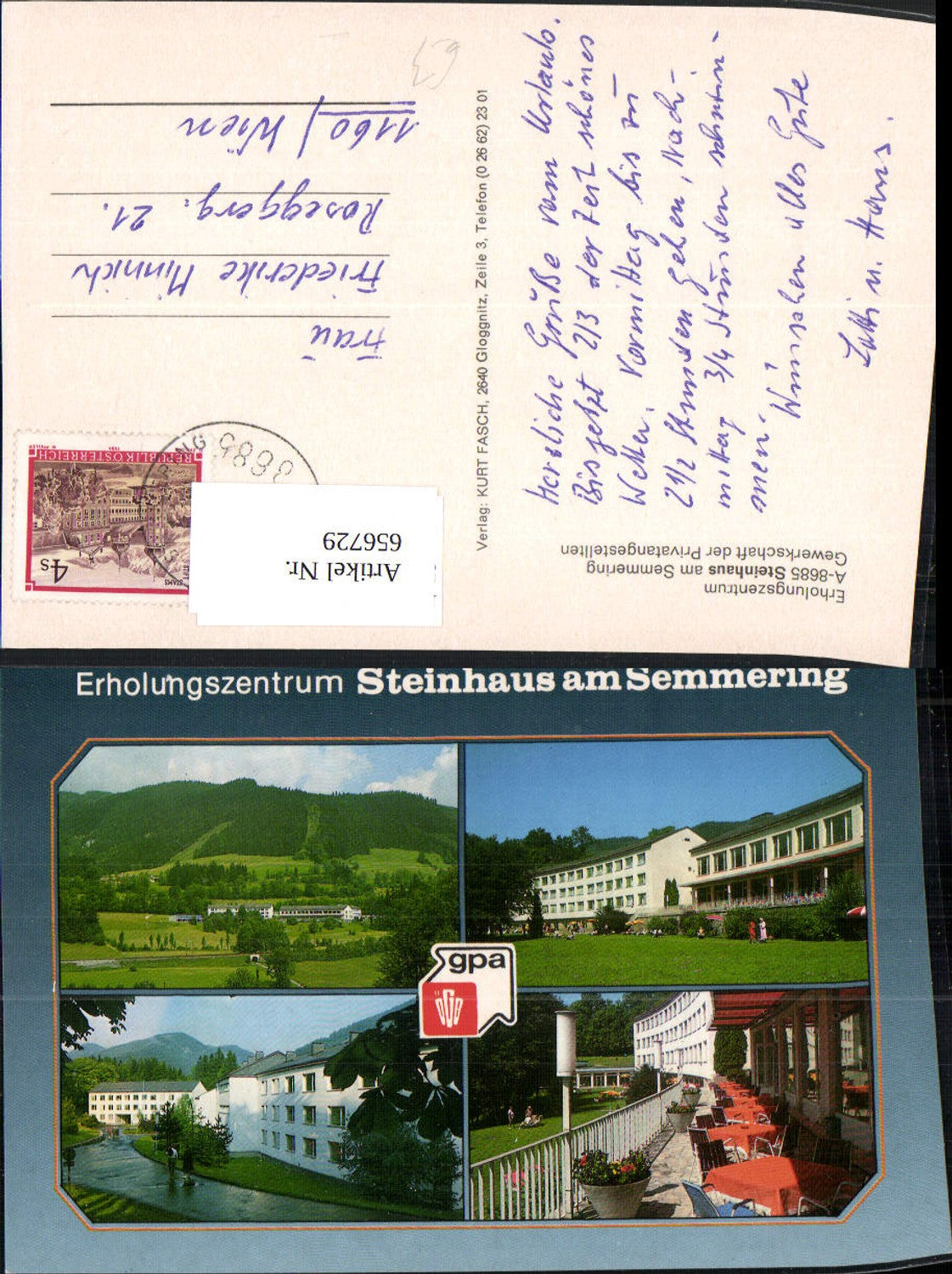 Alte Ansichtskarte – Old Postcard