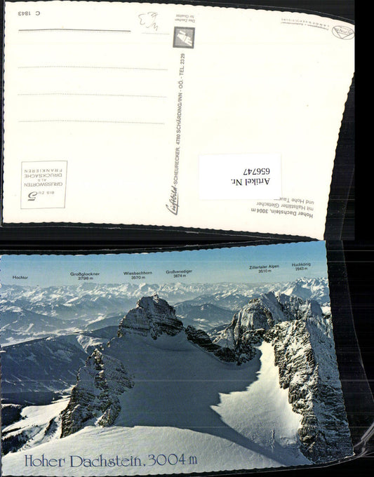 656747,Hallstatt Hoher Dachstein mit Hallstätter Gletscher u. Hohe Tauern