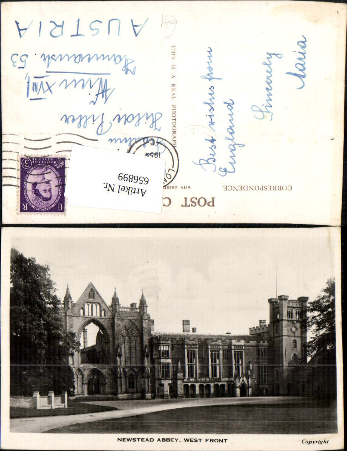 Alte Ansichtskarte – Old Postcard