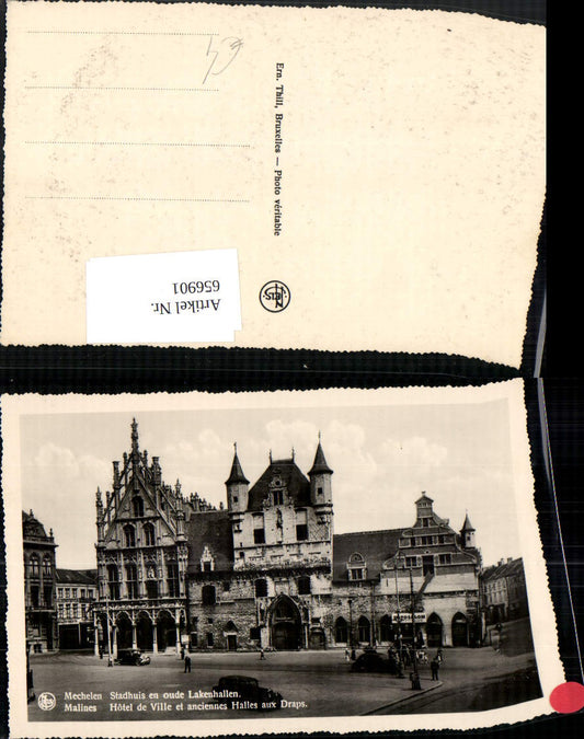 656901,Mechelen Malines Stadhuis en oude Lakenhallen Hotel de Ville Belgium