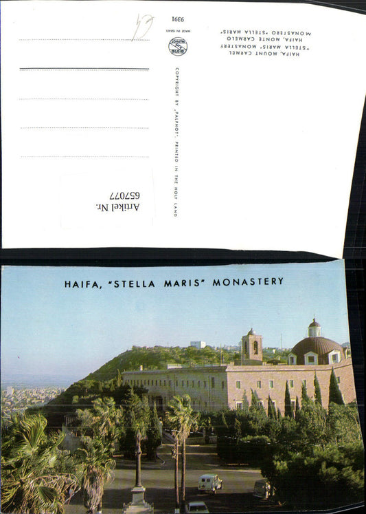 657077,Haifa Mount Carmel Stella Maris Monastery Israel