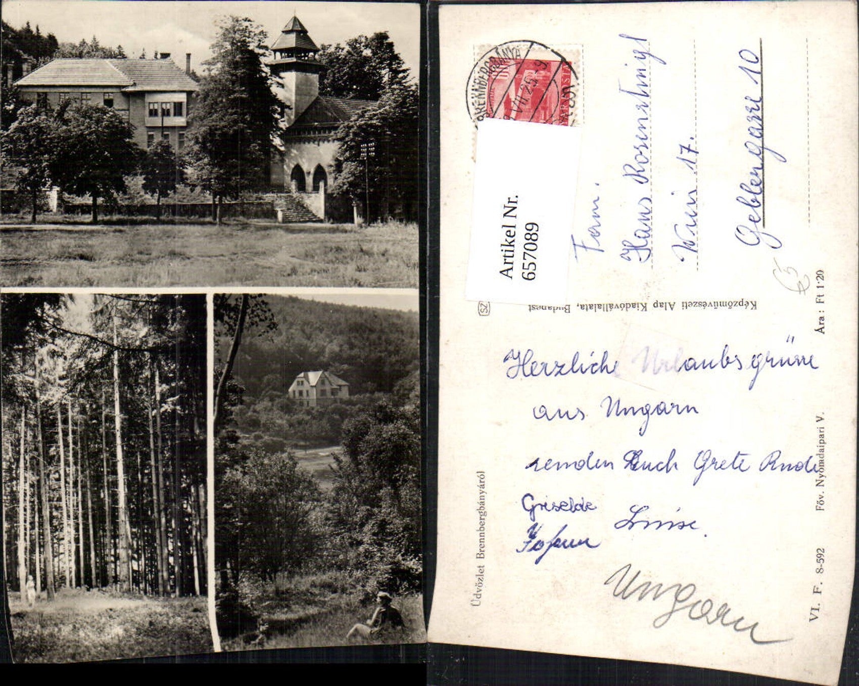 Alte Ansichtskarte – Old Postcard