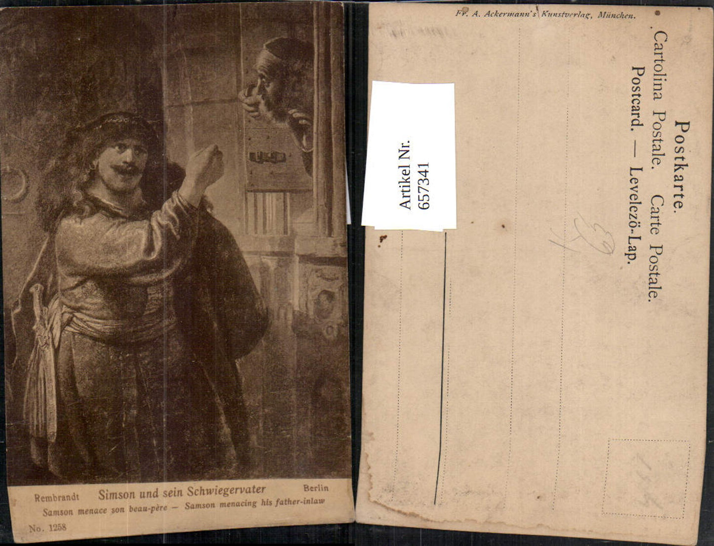 657341, Artist AK Rembrandt Simson and his father-in-law