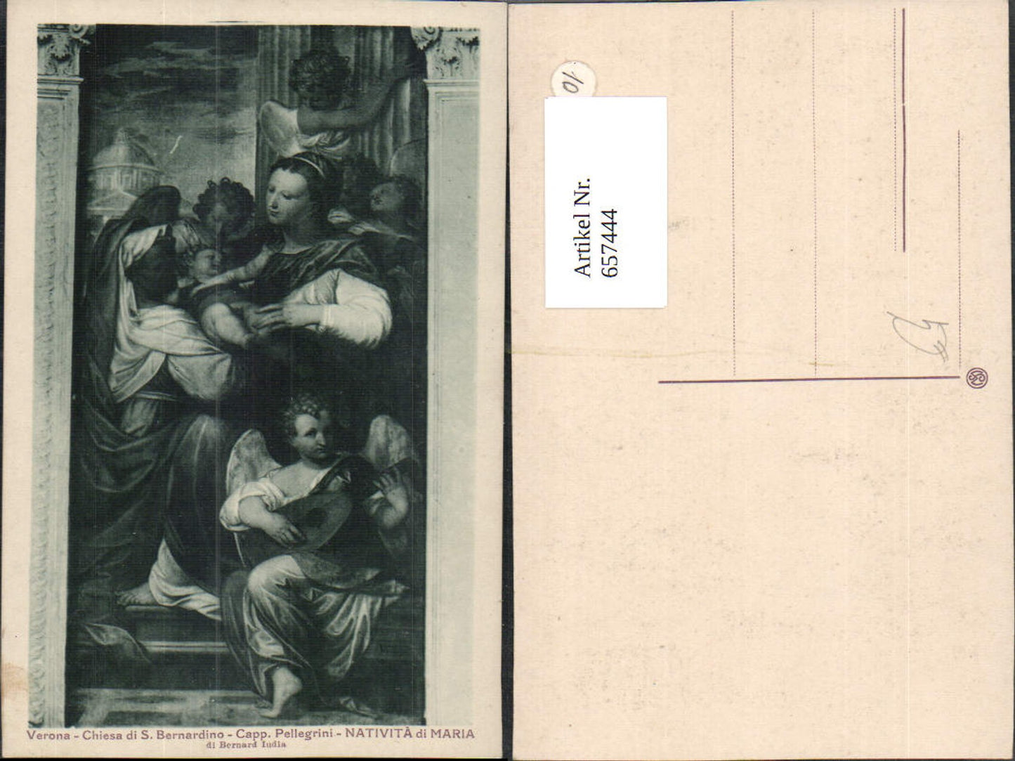 657444,Künstler AK Capp. Pellegrini Nativita di Maria di Bernard Iudia