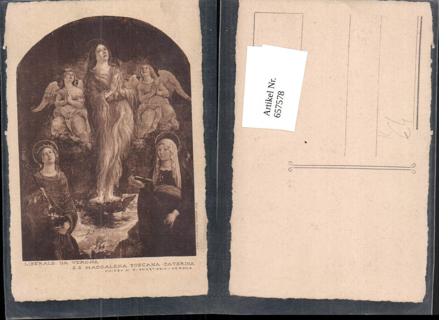 657578,Künstler AK S. S. Maddalena Toscana Caterina Liberale da Verona