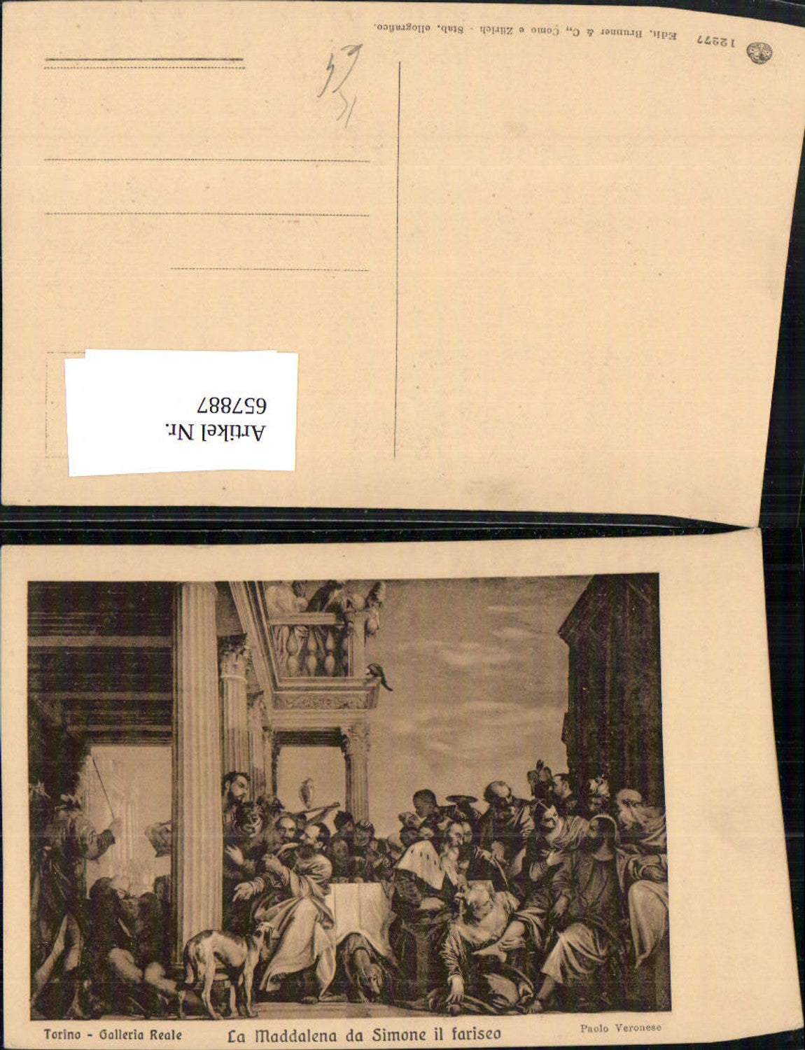 657887,Künstler Ak Paolo Veronese La Maddalena da Simone il fariseo