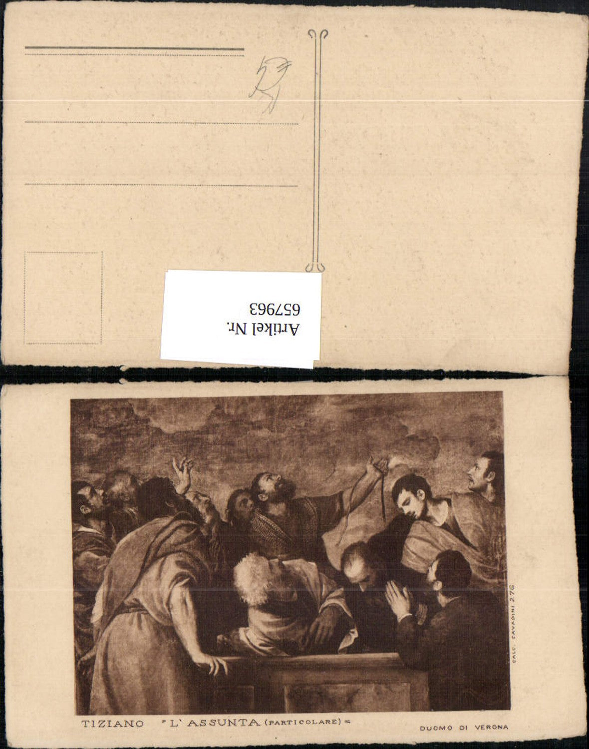 657963,Künstler Ak Tiziano L Assunta Particolare