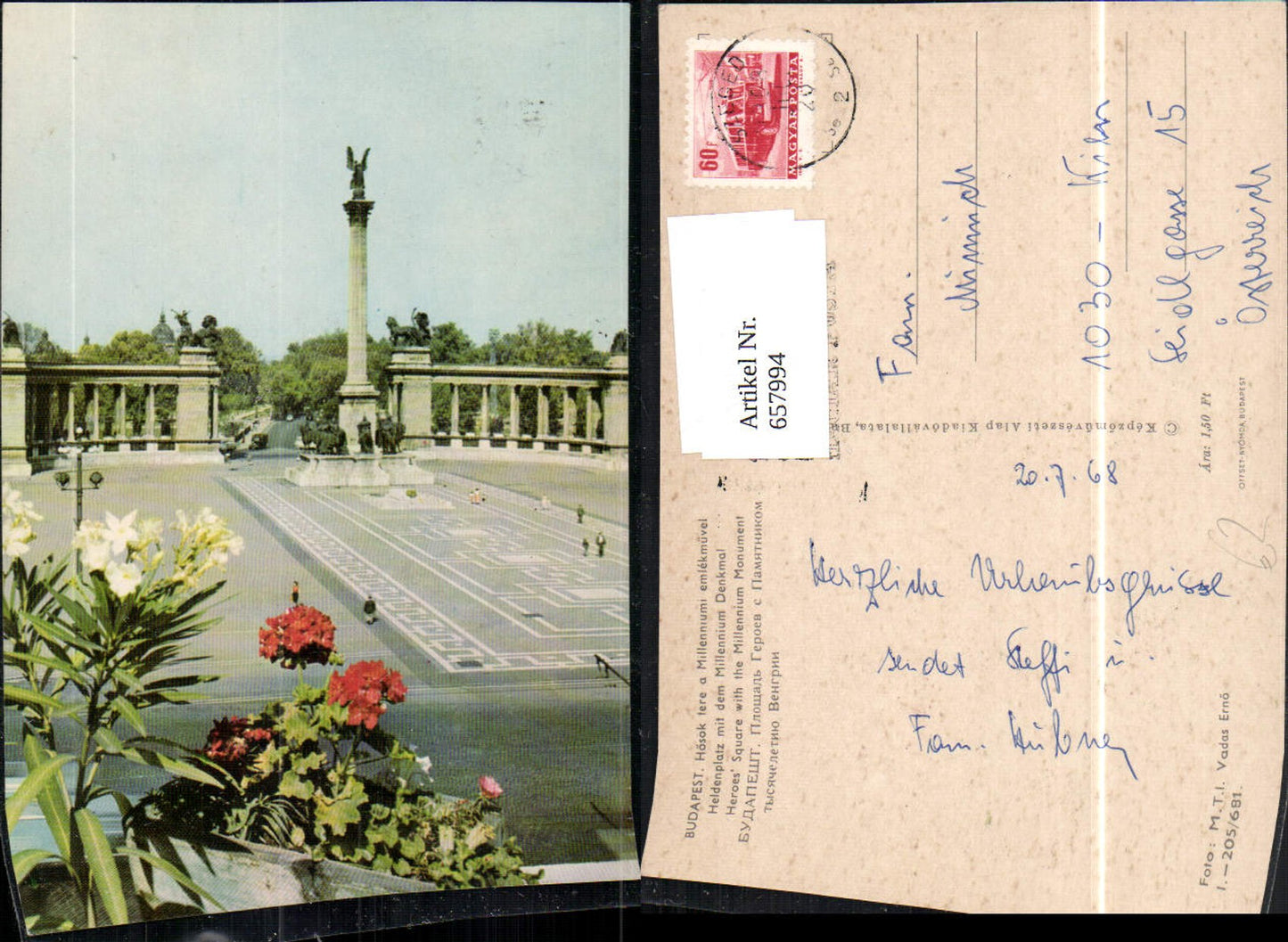 Alte Ansichtskarte – Old Postcard