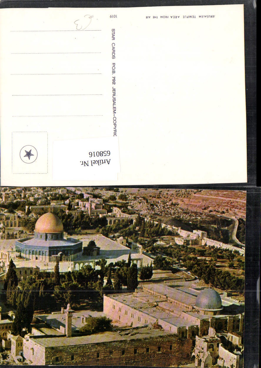 658016,Fliegeraufnahme Jerusalem Temple Area from the air Israel