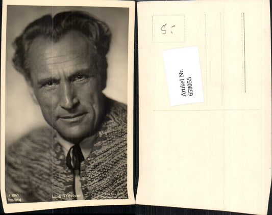 658055,Schauspieler Luis Trenker pub Ross A 3066/1