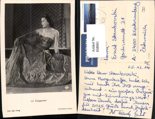 658061,Schauspielerin Lil Dagover pub Film Foto Verlag A 3565/1