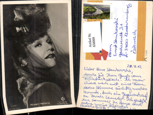 658069,Schauspielerin Kirsten Heiberg pub Film Foto Verlag A 3771/1