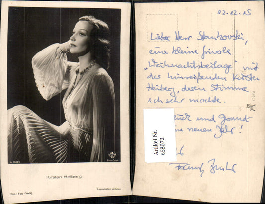 658072,Schauspielerin Kirsten Heiberg pub Film Foto Verlag A 3609/1