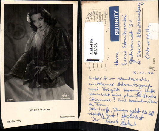 658073,Schauspielerin Brigitte Horney pub Film Foto Verlag A 3829/1