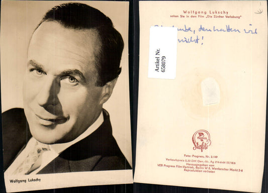 658079,Schauspieler Wolfgang Lukschy