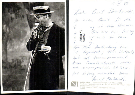 658082,Schauspieler Chaplin dans Limelight
