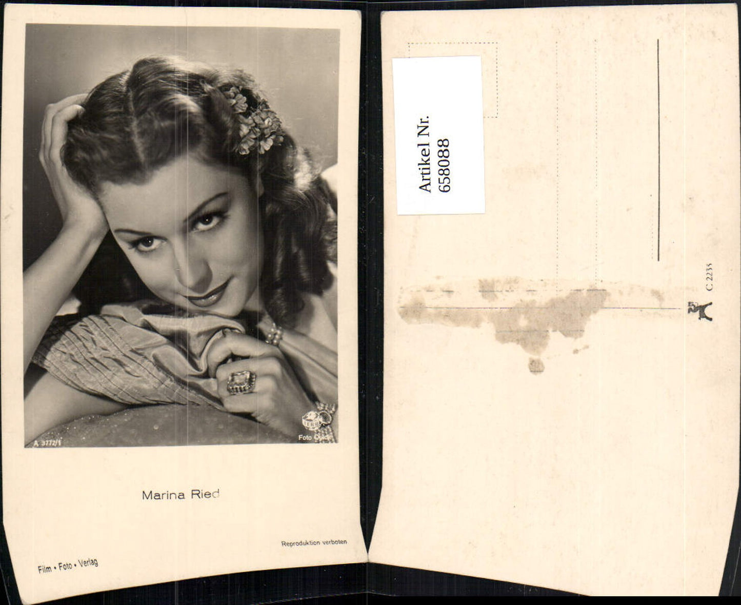 658088,Schauspielerin Marina Ried pub Film Foto Verlag A 3772/1