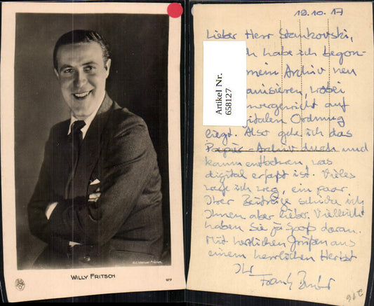 658127,Schauspieler Willy Fritsch