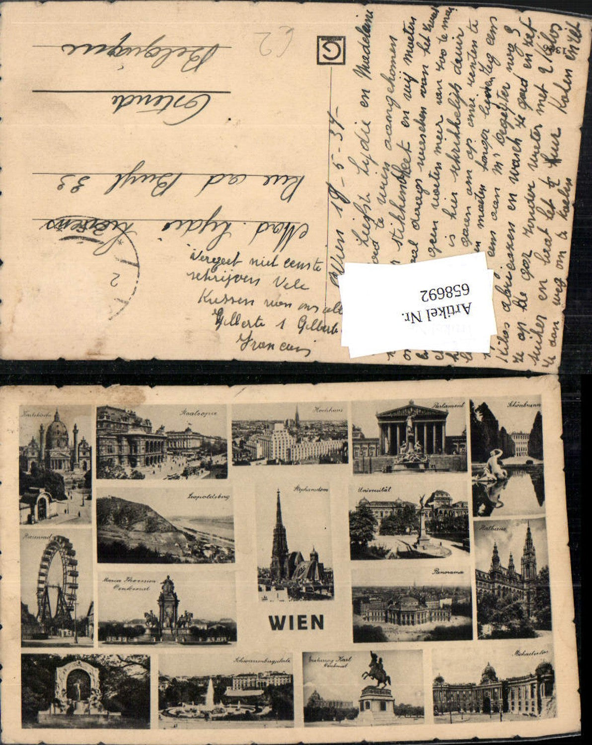 Alte Ansichtskarte – Old Postcard
