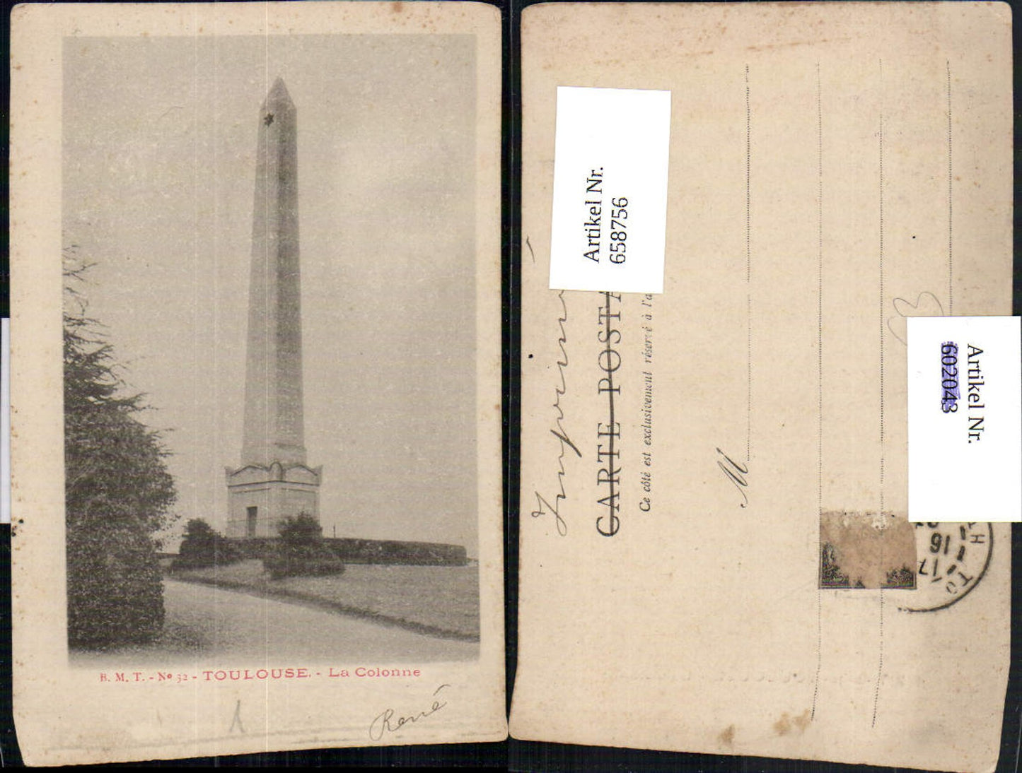 Alte Ansichtskarte – Old Postcard