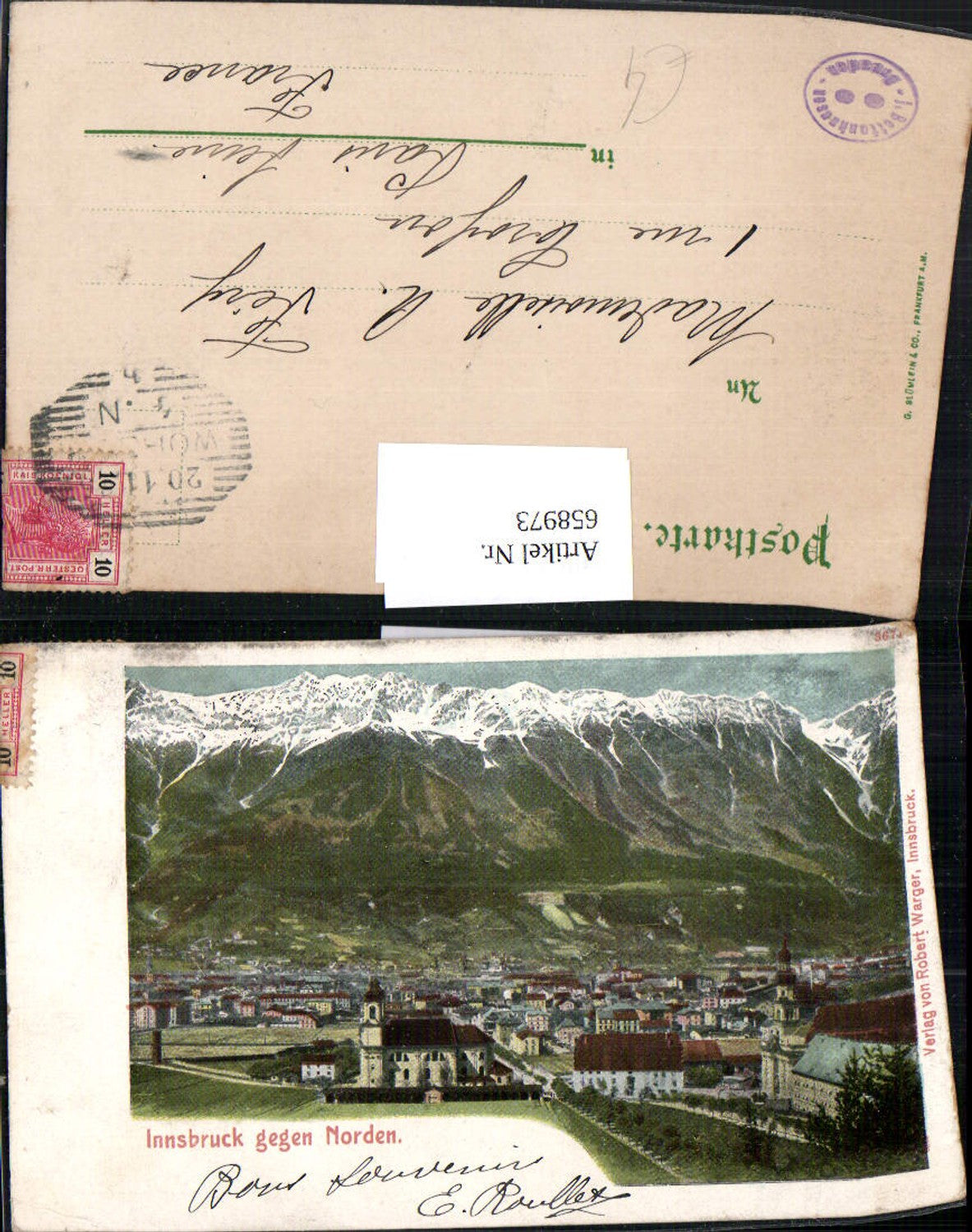 Alte Ansichtskarte – Old Postcard
