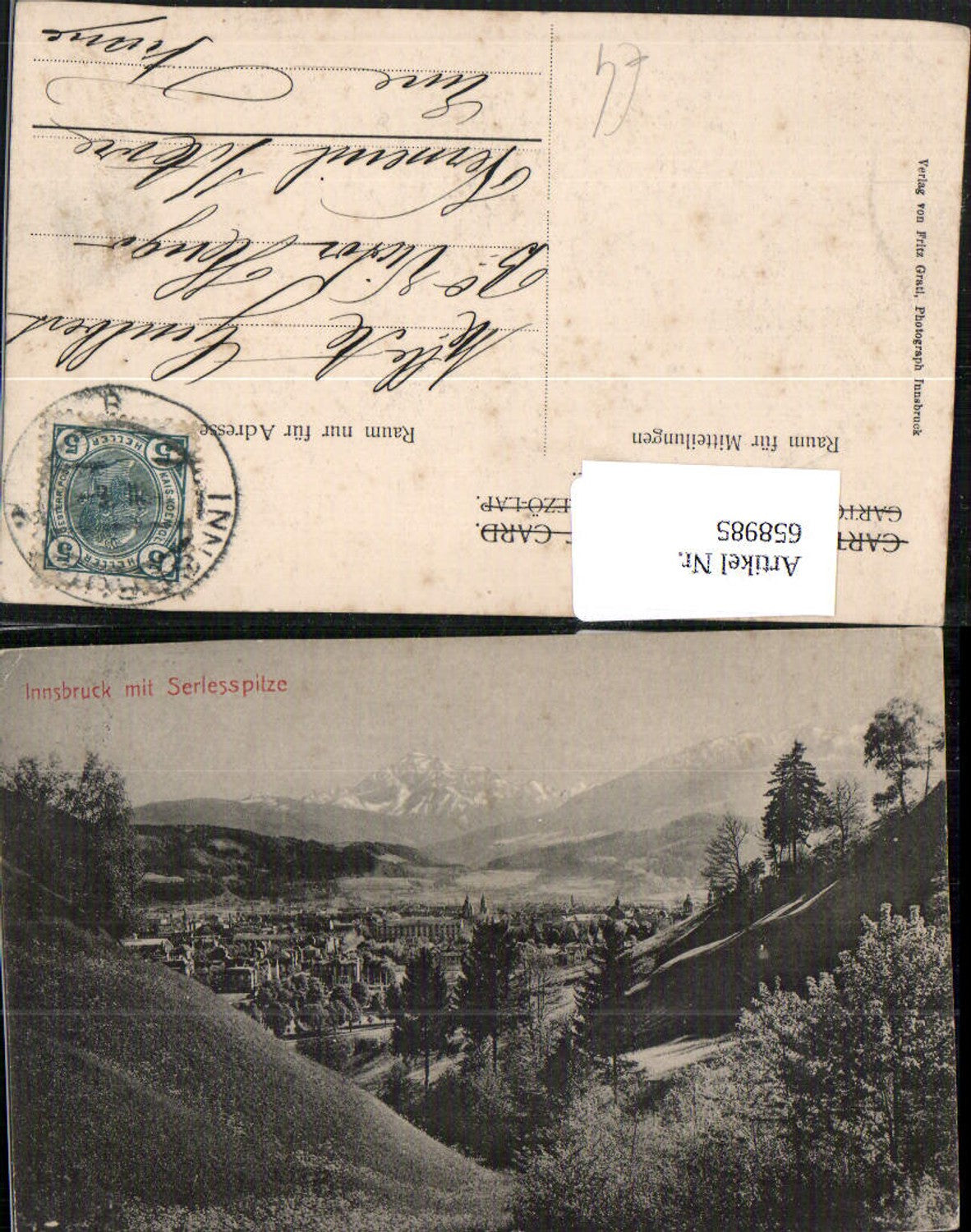 Alte Ansichtskarte – Old Postcard