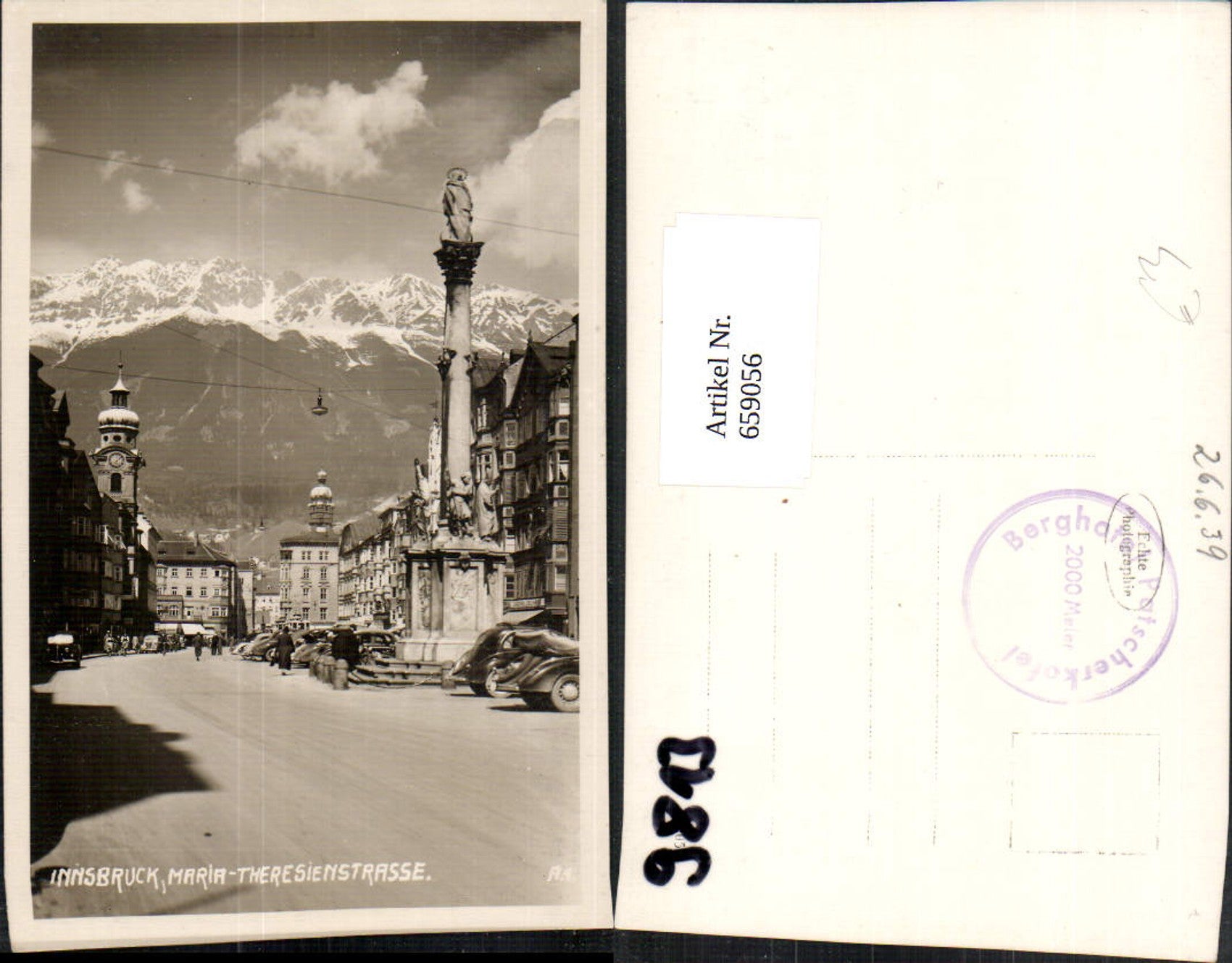 Alte Ansichtskarte – Old Postcard