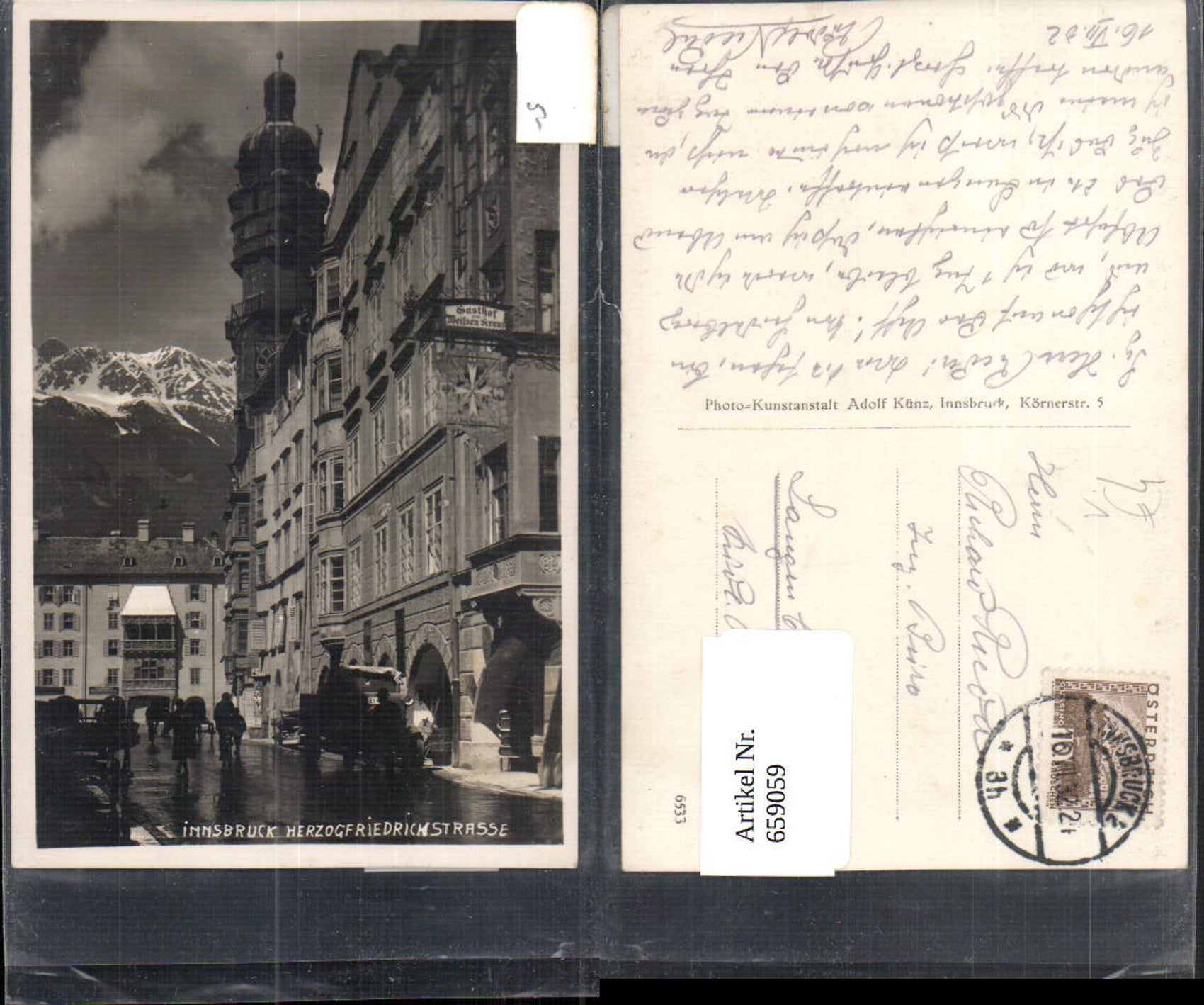 Alte Ansichtskarte – Old Postcard