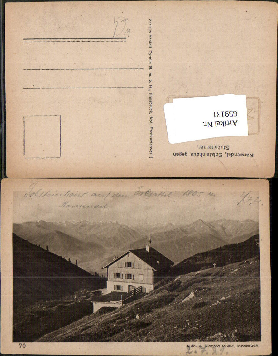 Alte Ansichtskarte – Old Postcard